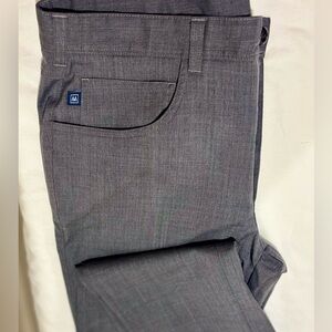 Mizzen+Main Men’s Pants 32x32 | Athletic Tapered Fit | Gray